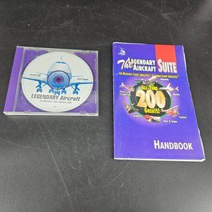 Microsoft Legendary Aircraft Suite Flight Simulator 2000 PC CD Disc Handbook